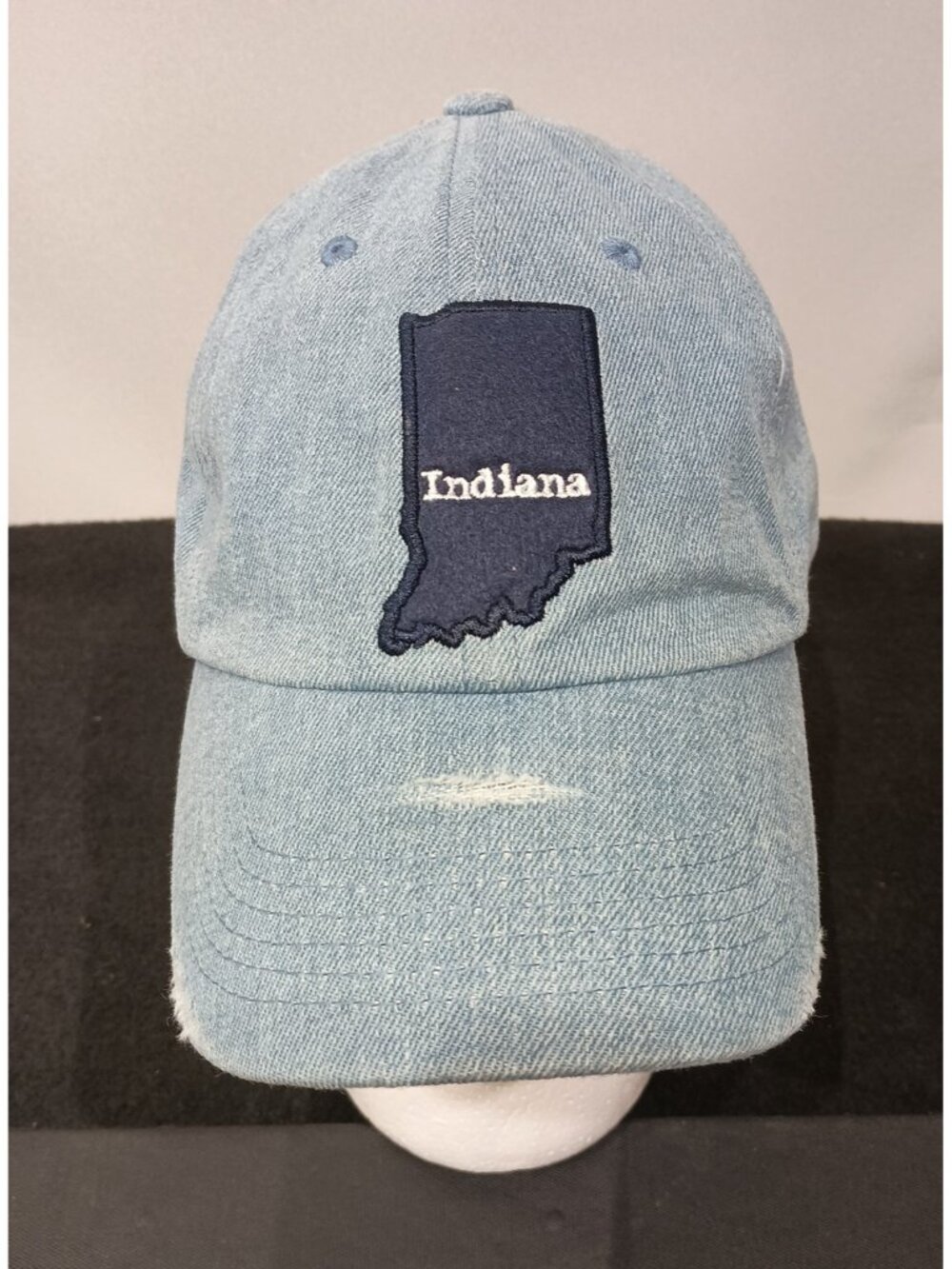 Denim Home Free Indiana State Cap One Size Adjustable